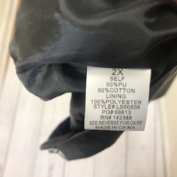 Fashion Nova Money Moves Moto Skirt-Black-2X - Picture 6 of 6